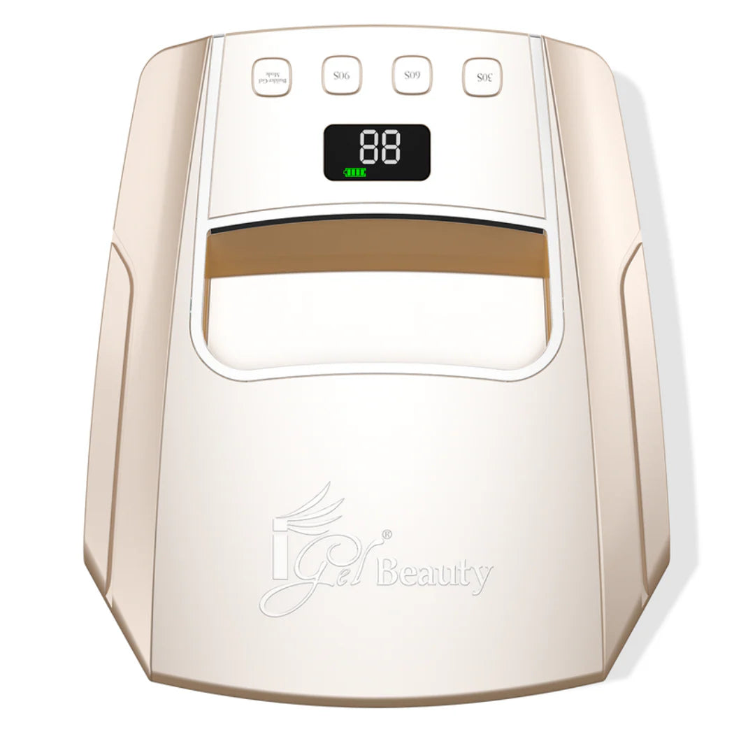 iGel Hybrid Pro 3.0 XL Wireless Rechargeable UV/LED Lamp (Tan)